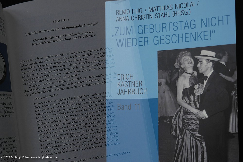 Erich Kästner & Herti Kirchner im Erich Kästner Jahrbuch Autorin Dr